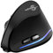 Souris Ergonomique Rechargeable, 2,4 G USB Optique LED Verticale sans Fil avec 3 DPI réglables 1000/1600/2400 et 6 Boutons pour Ordinateur Portable, PC, Ordinateur de Bureau, Noir