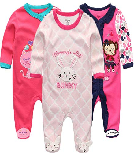 Kiddiezoom Pagliaccetto per bambini, confezione da 3