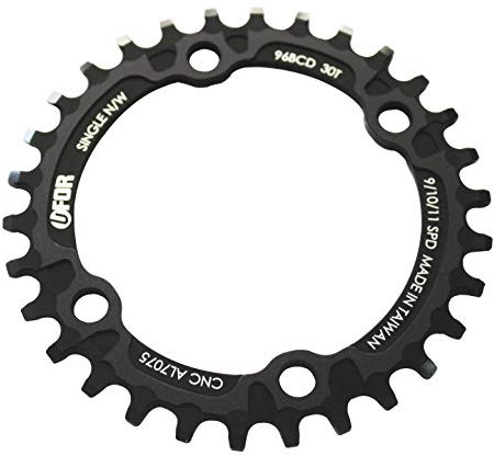 UFOR 96BCD - Plato elíptico ovalado para Shimano XTR M9000 y M9020