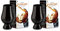 Glencairn Bicchiere da Whisky Nero in Confezione Regalo in Cartone, Set da 2