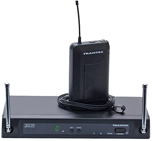 Trantec Lapel Radio MIC System | Microphones Wireless Audio Visual, 1 X Qty - S4.04-L-EB-GD5