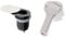 Bloc Prise encastrable Compact à glissière avec Port USB - Otio & Fiche mâle 2P+T 16A Extra Plate Blanc - Zenitech