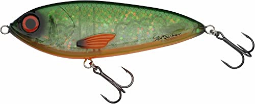 Abu Garcia Svartzonker McTracer Hybrid Jerkbait - Weicher und Harter Köder zum Hecht-, Barsch- und Forellenangeln - Perfekt zum Süß- und Salzwasserangeln, handbemalt, 12.5cm &16.5cm Verfügbare Farben