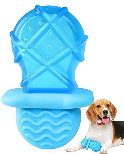 JINGAN dentición Fresco para Cachorros - Juguete mordedor para Perros para Masticar refrigeración | Divertidos Suministros Recargables para Mascotas Barra Hielo para Perros