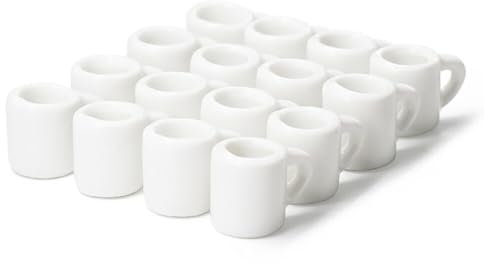 Odoria 1/12 Scale Dolls House Miniature Coffee Mugs Cups Dollhouse Accessories, 16Pcs