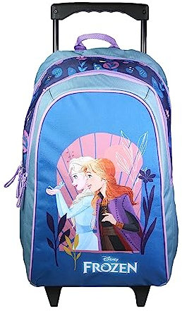 Bagtrotter Rucksack mit Rollen Die Schneekönigin/Frozen Blau