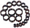 Longbeauty 20er Set/10 Paare Weich/Hart Silikon Tunnel Set Dehnungsset Ohr Piercing Schmuck Double Flared Flexible Stretching Expander, Bunt(Weich)