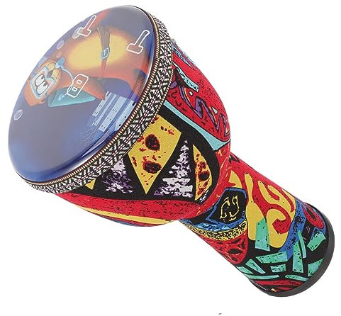 ABOOFAN Afrikanische Djembe Handtrommel Handbemalt Tragbares Percussion-instrument Für Erwachsene Für Musikfestivals Und Partys Langlebig
