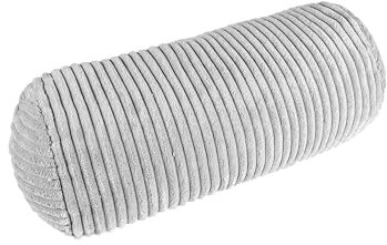 Bookiepad Nackenrolle Cozy Shara, Cord Komfortables Lese-Accessoire, Modernes Design (Grau)