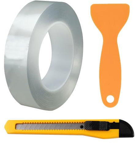 NIYATA Lackschutzfolie Transparent, Lackschutzfolie transparent 3m,lackschutzfolie Auto,Lackschutzfolie Auto Transparent für Auto Fahrrad Motorrad Möbel