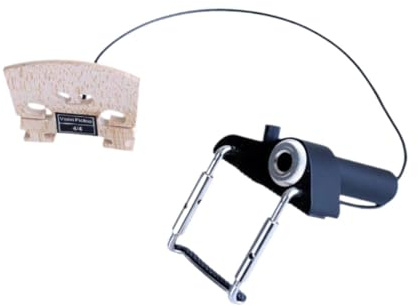 TTETTZ Pickup für Geige mit Externem Jack Mount für Banjo Acoustic Gitarre Violine