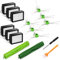UPUPDAY Kit di Accessori per iRobot Roomba i7 i7+ i3 i3+ i4 i4+ i6 i6+ i8 i8+ E5 E6 E7 Accessori Ricambi per Roomba i7 i7 Plus, 6 Filtri HEPA, 6 Spazzole Laterali con viti, 2 Spazzola in Gomma