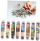GETAJGHSD 150pieces Educational Puzzle Creative Mini Jigsaw for Adults Famous Painting Pattern in Test Tube Fun Decompression Plaything for Men and Women