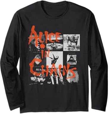 Alice In Chains - Album Grid Long Sleeve T-Shirt