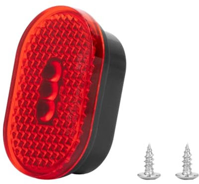 Fozriybefy Rücklichter LED Hintere Kotflügel Lampenschirm Brems Rückleuchte Schatten für Pro 2 Mi3 Elektroroller Bremsleuchten, Feine Verarbeitung