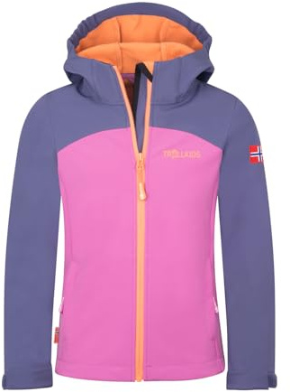 Trollkids Girls Kristiansand Jacket XT 176, Violet Blue