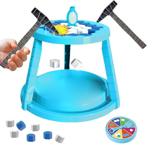 Penguins Game | Learning Toys with Traps, Fun Hammer Family Board Game for Boys and Girls Home School Room Kindergarten Classroom