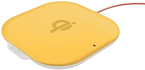 Leitz Kabelloses Qi-Induktionsladegerät, Warmes Gelb, Cosy-Serie, 64790019