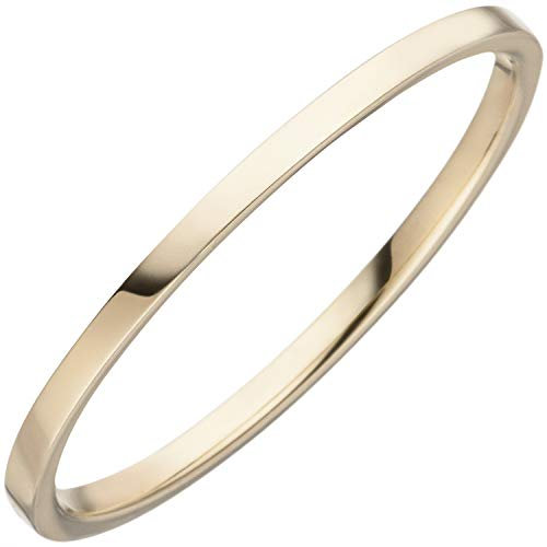Jobo Damen-Ring schmal aus 8 Karat 333 Gold Größe 52