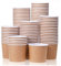 Gobelets en Papier MATICAN - Paquet de 100, 11 Oz, Bols Jetables pour Desserts Chauds ou Froids