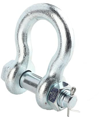 Zunate Grillo di Ancoraggio, grillo di carico con Dado per Sollevamento di funi Metalliche per Catene(4.75t)