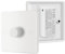 VIPMOON DC 12V-24V LED Dimmer Switch, Push On/Off Rotary Dimmer Switch, High Side PWM Dimmer for Dimmable LED/Halogen/Ceiling Light, White