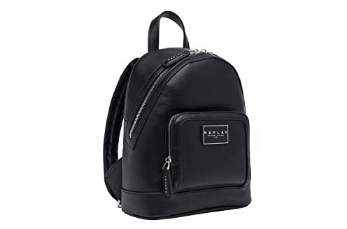 Replay Damen Rucksack aus Kunstleder, Black 098 (Schwarz), Onesize
