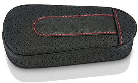 Leder Mittelkonsole Kissen, Auto Armlehnenkissen Universal Konsole Oberschenkelstützkissen Kniepolster Soft Pad PU Leder Knie Pad Beinkissen Kniekissen für Auto-Innenraum-16cmx8.5cm
