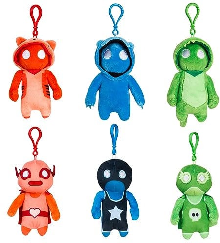 Toikido P.M.I. Gang Beasts Clip On Plush Characters 13cm (S1) (Random) (GB7004)