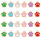 XCSJ 24pcs Pfotenabdruck Charms Emaille Katzen Fußabdruck Charms Tier Pfoten Charms Hund Pfotenabdruck Charms Fußabdruck Emaille Charms Anhänger für Halskette, Armband, Schmuck, Diy Basteln-6 Farbe
