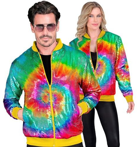 W WIDMANN MILANO Party Fashion - Party Fashion Bomberjacke, Pailletten Jacke, Weste, Party Outfit, Disco, Animal Print