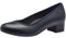 Tamaris Comfort Damen Pumps aus Leder Kleiner Absatz, Blau (Navy), 38 EU