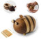 Pessrrtewg Zahnstocherspender, niedlicher Bienen-Zahnstocherhalter, Bienendekor, Holz-Schreibtisch-Organizer, Bienendekoration, Schreibtisch-Dekoration, einzigartiges lustiges Geschenk für Mutter,