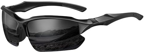suoso Cycling Glasses Mens Womens-Sports Sunglasses-Mtb Glasses-Running Glasses-Bike Glasses-Polarised Sunglasses Men-Black Glasses For Outdoor,1