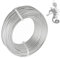 9 Gauge 3mm Aluminum Craft Wire,50 Feet Bendable Metal Wire, Wire for crafting for Sculpting, Bike Modelling Skeleton Crafting Floral Making, Jewelry Making (3mmSilver-15M)