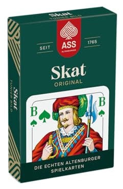 ASS Altenburger FSC Skat, Turnierbild, 4 Farben-Blatt in Faltschachtel, White