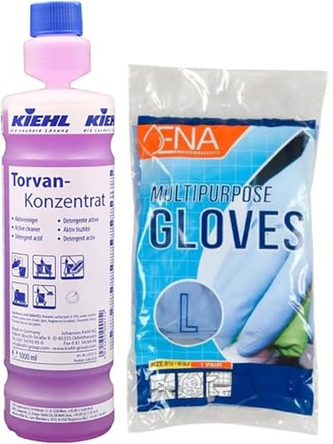 Unterhalts- und Wischpflegemittel - Reiniger - Nassreiniger - Oberflächenreiniger - Konzentrat Aktivreiniger für Oberflächen | mit Laubner Microfasertuch (1 Liter)