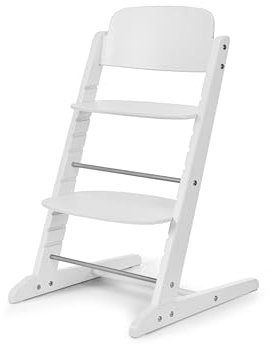 CYBEX Gold IRIS Hochstuhl, Mitwachsend, 3-99 Jahre, Verwendbar ab 6 Monate durch separate Aufsätze, Buchenholz, All White