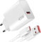 45W Cargador Turbo USB-C + Cable 1M 6A para Xiaomi Redmi Note 14 Pro 5G/Poco X7/M6/Pad 7, Carga Rápida, Seguridad Avanzada, Diseño Durable (Compatible Xiaomi/Redmi/Poco)