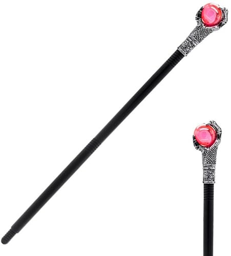 Gwezmxs Gehstock Fasching, Zepter Kostüm Accessoire für Karneval, Mottoparty, Cosplay, Halloween - GXD214-E