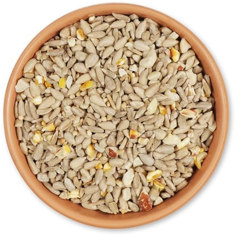 CJ Wildlife No Mess Bird Seed Mix for Wild Birds 5kg – Bird Seed No Mess – Weed-Free High Calorie Seed Mix for Garden Birds