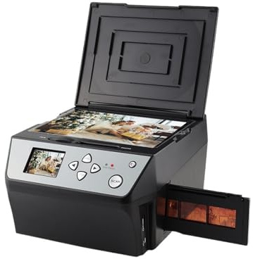22-MP-Film-Multifunktionsscanner konvertiert 135/35-mm-110-Dia-/Negativfilm-Fotodokument-Visitenkarten in Digitale HD-JPG-Dateien,Ultimative Flexibilität