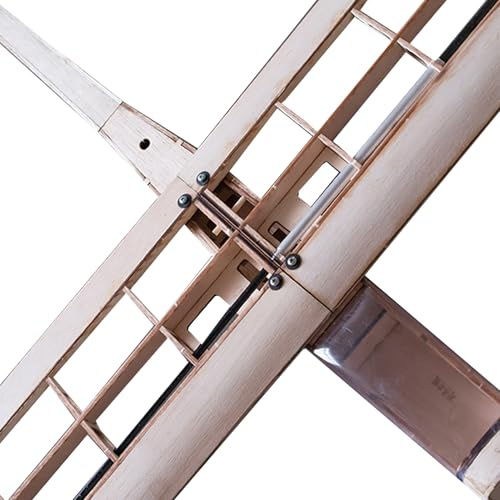 Fesjoy Balsaholz-Segelflugzeug, 1550 Mm Spannweite, Leicht zu Steuerndes Holzflugzeugmodell für Neue Spieler, Freunde und Familien