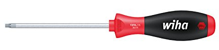 Wiha Schraubendreher SoftFinish® TORX® Tamper Resistant (mit Bohrung) mit Rundklinge (03108) T9H x 60 mm