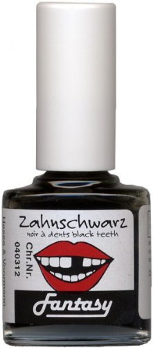 Zahnschwarz: Zähne schwärzen für perfekte Kostüme