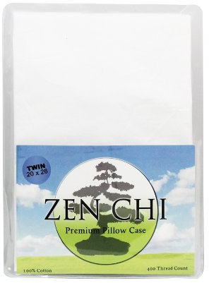 ZEN CHI Buchweizen-Kissenbezug, Bio-Buchweizen-Kissenbezug, Doppelgröße (50,8 x 66 cm), Bezug aus 100 % Baumwolle