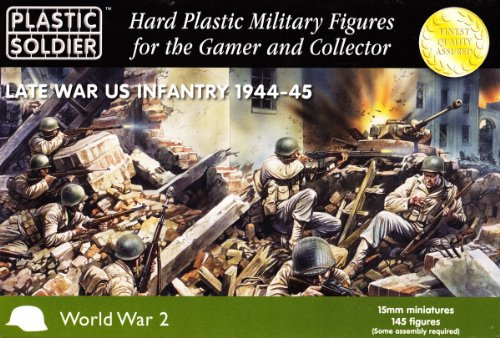 Plastic Soldier American Infantry 1944-45 15 mm Miniature