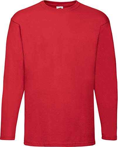 Fruit of the Loom Men's T-Shirt, red - red, L