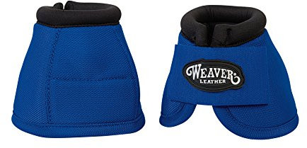 Weaver Leather Ballistic Knickschutzglocken, Blau, Größe L