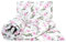 2 Piece Baby Children Quilt Duvet & Pillow Set 120x90 cm to fit Toddler Cot Bed (Rose Pink)